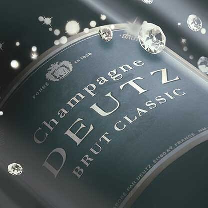 Advertising for Deutz champagne