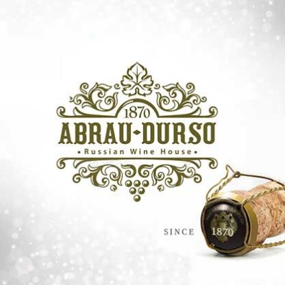 Key visual design of Abrau Durso company