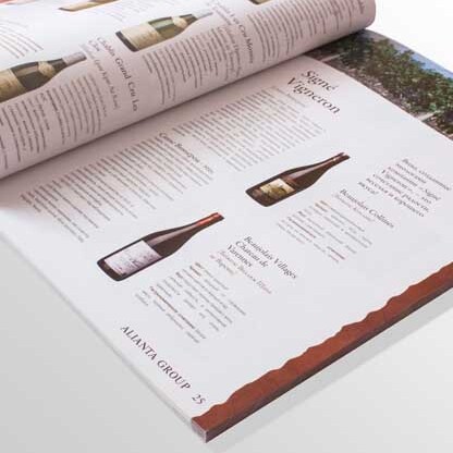 Design of Alianta Group catalogues.